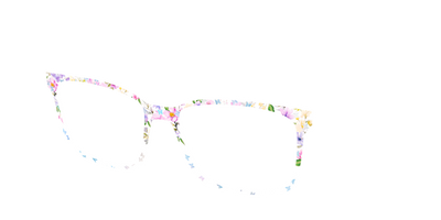 The Delicate Flower Crown with Butterfly Glitter - Angle Top Thumbnail - Pair Eyewear