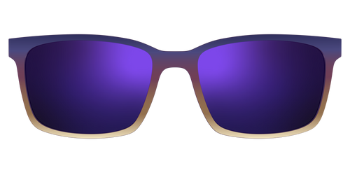 The Polarized Dusk to Dawn Gradient Sun Top - Kirby Top - Pair Eyewear