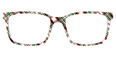 The Evergreen Plaid with Foil Crystal - Front Top Thumbnail - Pair Eyewear