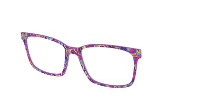 The Flower Power Paisley with Gold Foil - Angle Top Thumbnail - Pair Eyewear