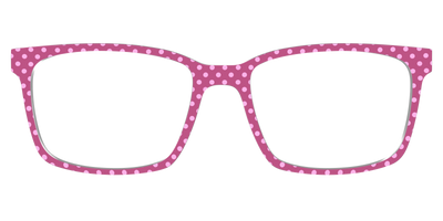 The Fuchsia Polka Dots - Front Top Thumbnail - Pair Eyewear