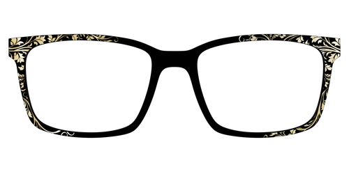 The Gold Foil Vines - Kirby Top - Pair Eyewear