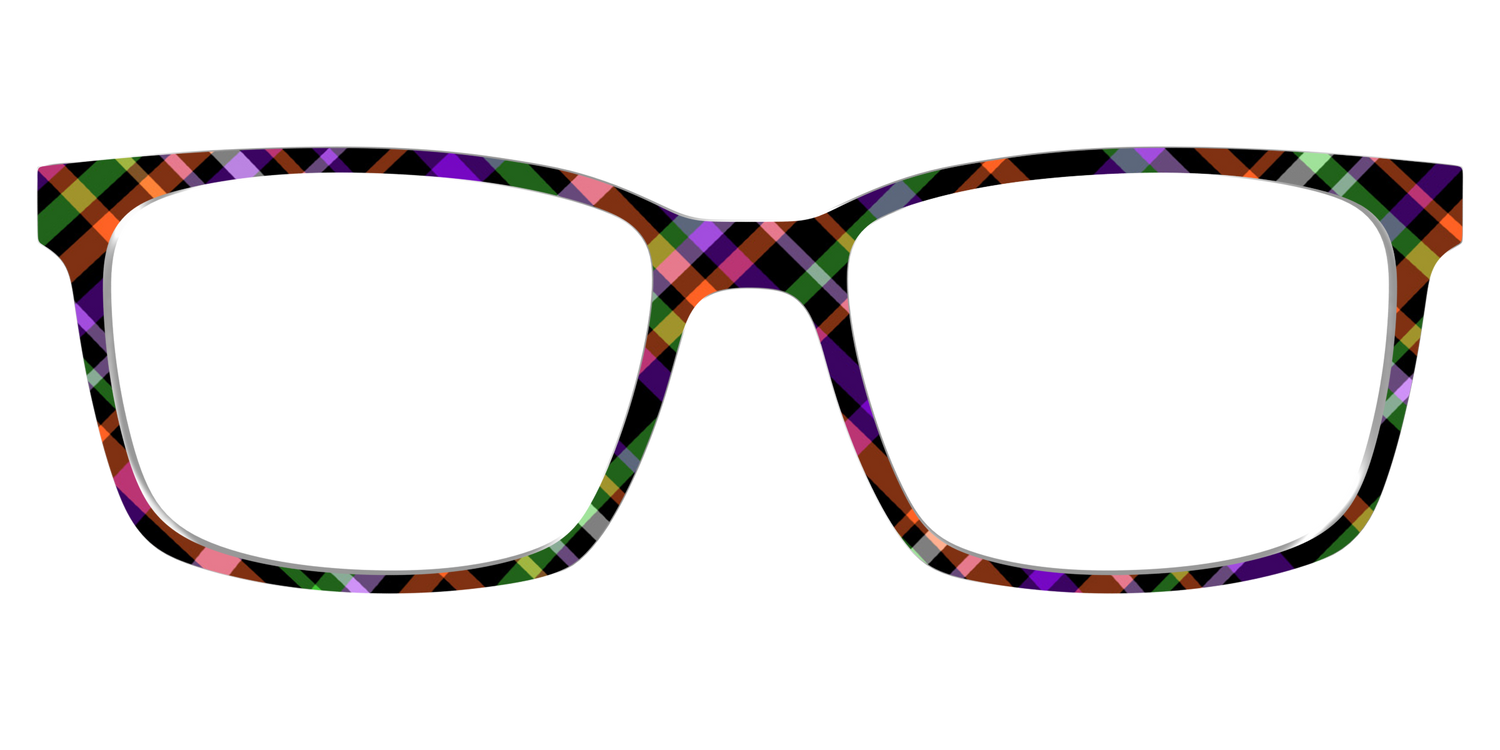 The Hexed Plaid - Lifestyle Kirby Top Image - Pair Eyewear