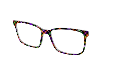 The Hexed Plaid - Angle Top Thumbnail - Pair Eyewear
