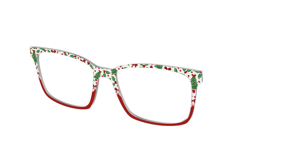 The Holly Jolly Split - Angle Top Image - Pair Eyewear