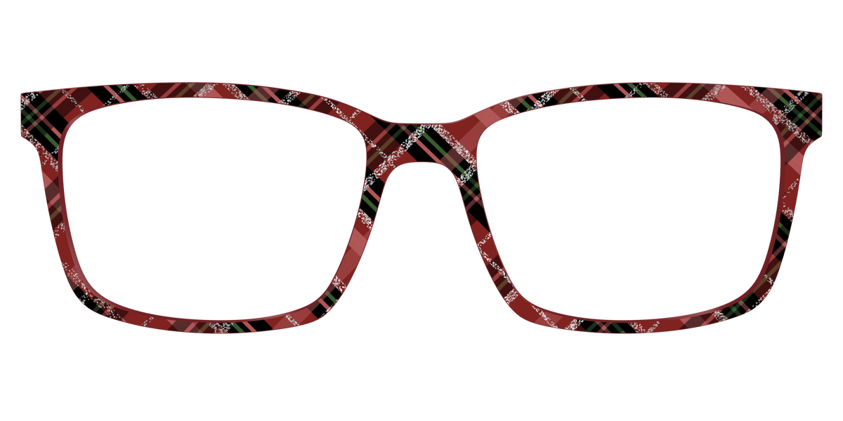 The Holly Plaid with Glitter - Lifestyle Kirby Top Image - Pair Eyewear