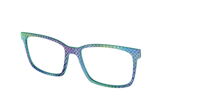 The Holographic Dragon Scales - Angle Top Thumbnail - Pair Eyewear