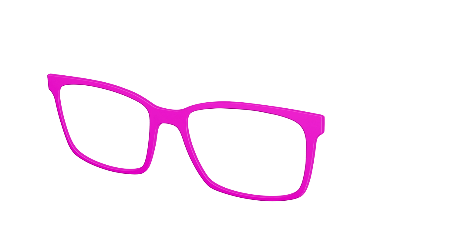 The Hot Pink - Angle Top Image - Pair Eyewear