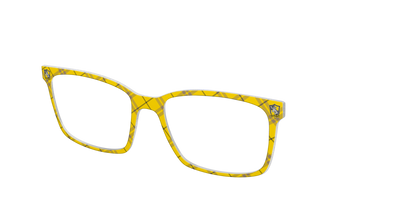 The Hufflepuff™ Plaid - Angle Top Thumbnail - Pair Eyewear