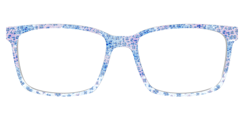 The Hydrangea Confetti Crystal with Gold Foil - Kirby Top - Pair Eyewear