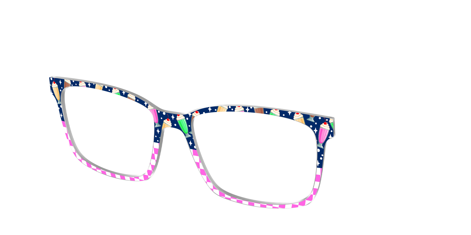 The Ice Cream Social Split - Angle Top Image - Pair Eyewear