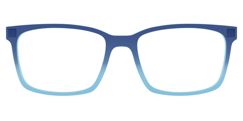 The Indigo to Sky Blue Gradient Crystal - Kirby Top - Pair Eyewear