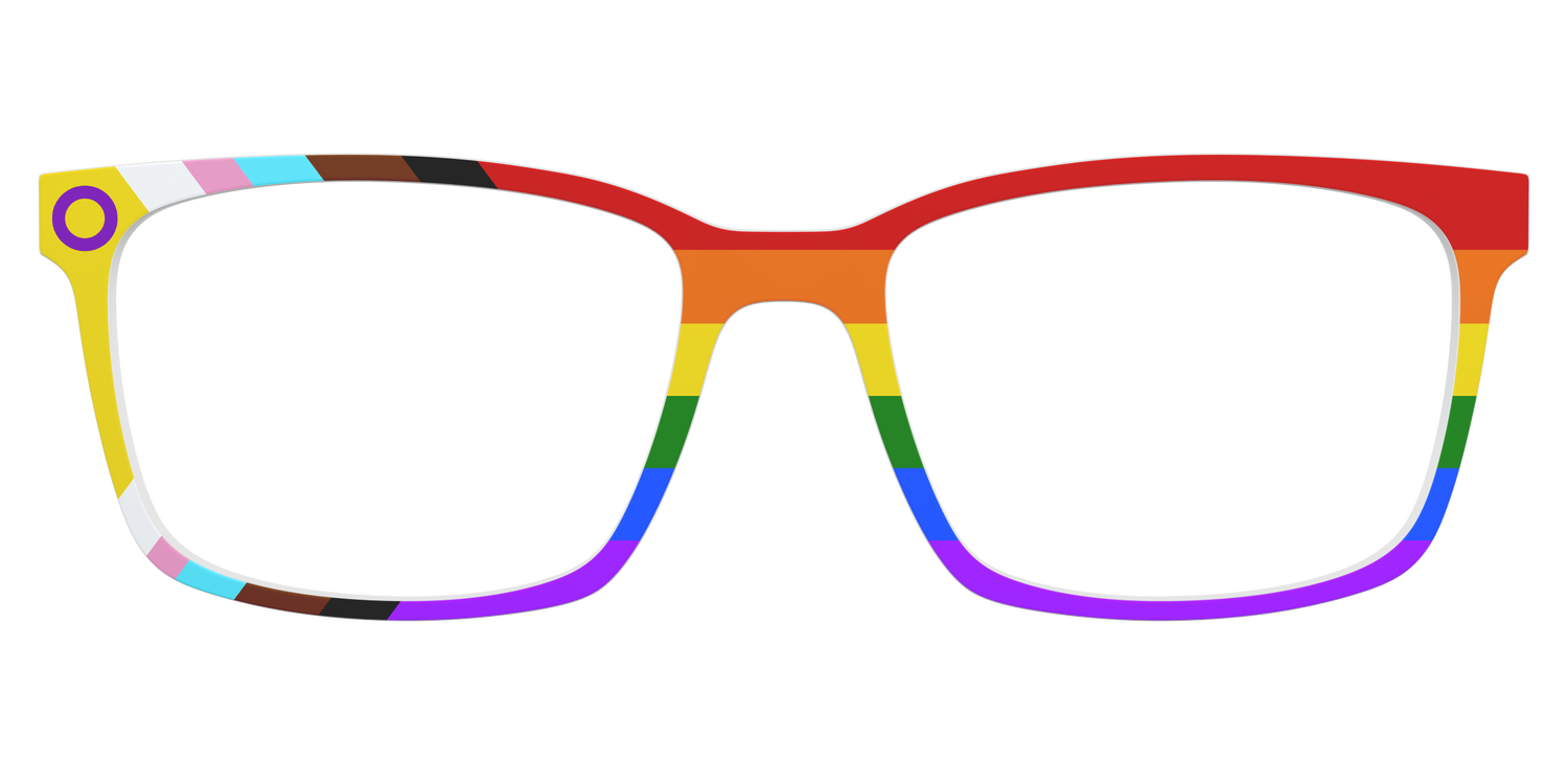 The Intersex Inclusive Pride Flag - Lifestyle Kirby Top Image - Pair Eyewear