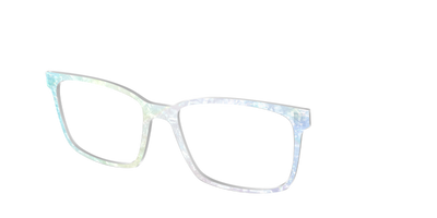 The Iridescent Pearl Marble Crystal - Angle Top Thumbnail - Pair Eyewear