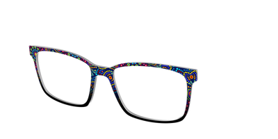 The Kaleidoscope Dots - Angle Top Thumbnail - Pair Eyewear