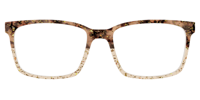 The Khaki Tortoise Crystal Split with Gold Flakes - Front Top Thumbnail - Pair Eyewear