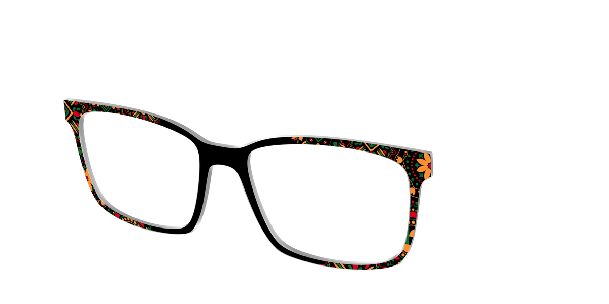 The Kwanzaa Medallion - Angle Top Image - Pair Eyewear
