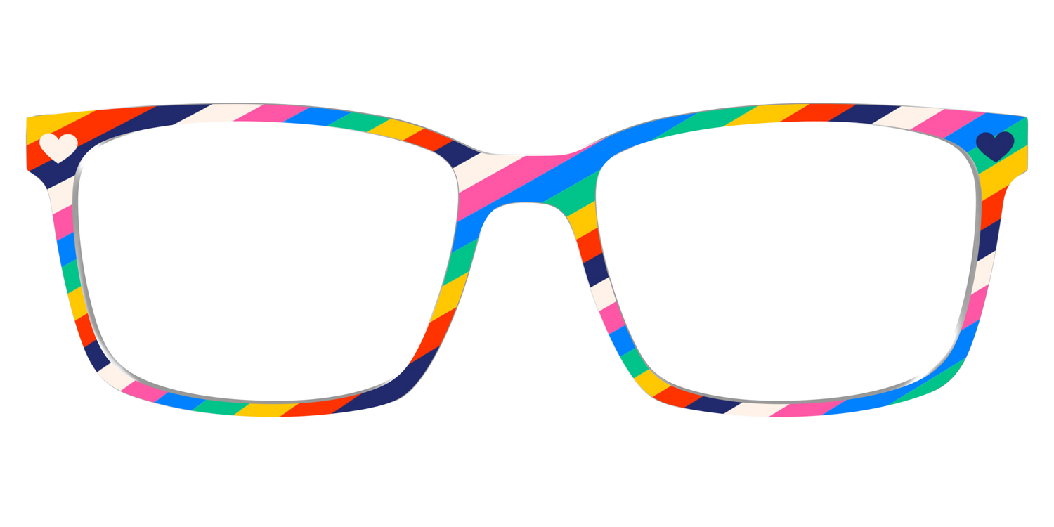 The Love Out Loud Stripes - Lifestyle Kirby Top Image - Pair Eyewear