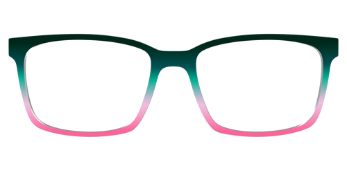 The Malachite to Peony Gradient - Kirby Top - Pair Eyewear
