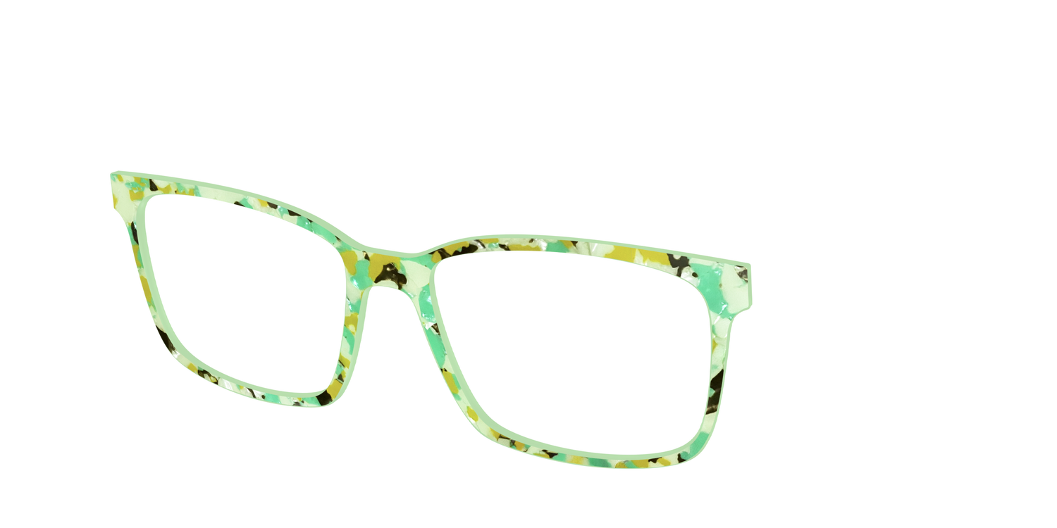 The Matcha Pearl Tortoise - Angle Top Image - Pair Eyewear