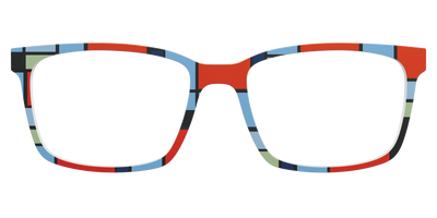Mondrian Composition - Front Top Thumbnail - Pair Eyewear
