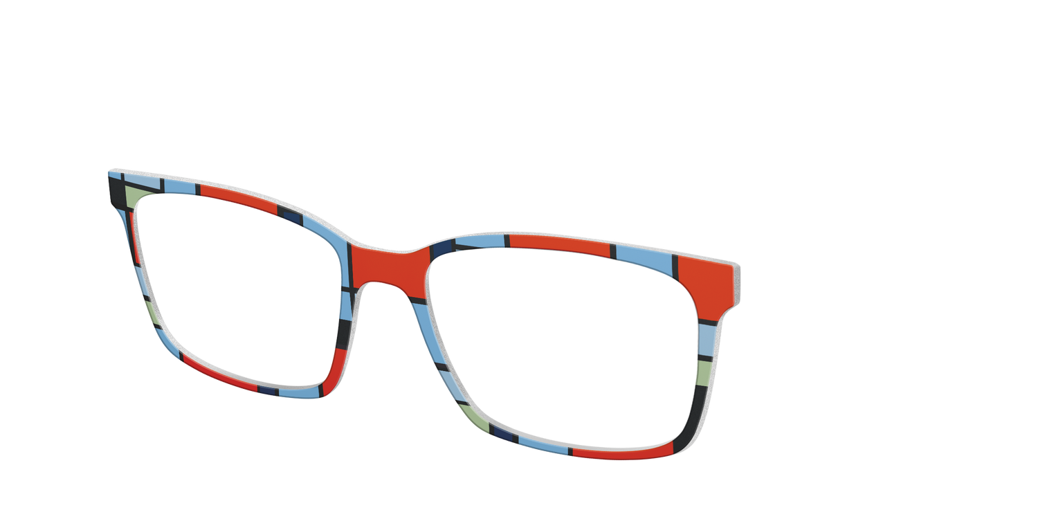 Mondrian Composition - Angle Top Image - Pair Eyewear