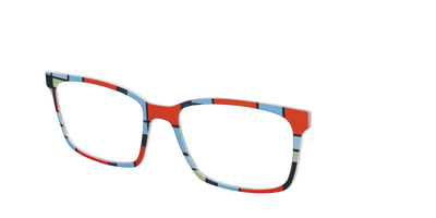 Mondrian Composition - Angle Top Thumbnail - Pair Eyewear