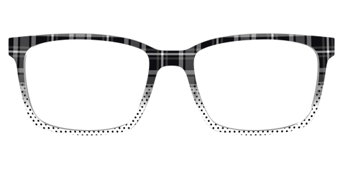 The Monochrome Plaid & Polka Dots - Pair Eyewear