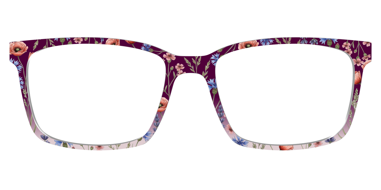 The Mulberry Floral Dip-Dye - Lifestyle Kirby Top Image - Pair Eyewear