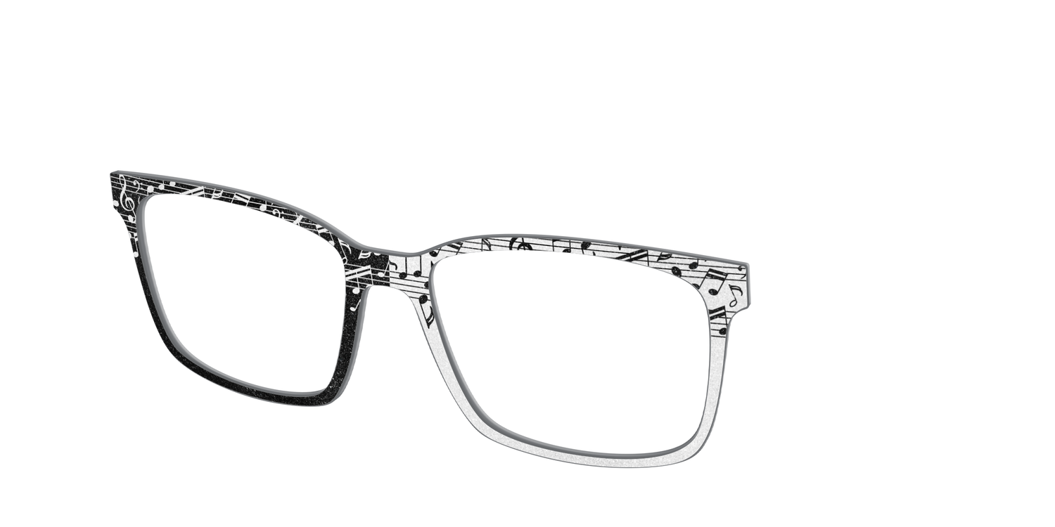 The Musical Shimmer Split - Angle Top Image - Pair Eyewear