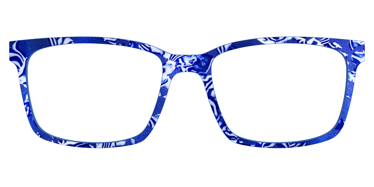 The Navy Shimmer Mosaic - Lifestyle Kirby Top Image - Pair Eyewear