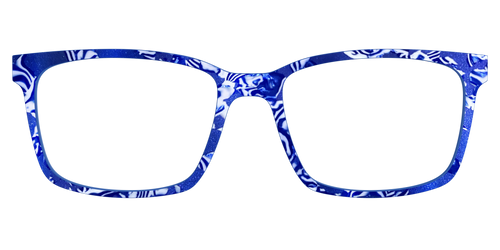 The Navy Shimmer Mosaic - Kirby Top - Pair Eyewear