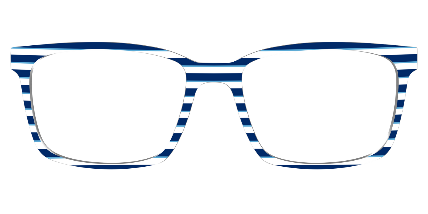 The Navy Stripes - Lifestyle Kirby Top Image - Pair Eyewear