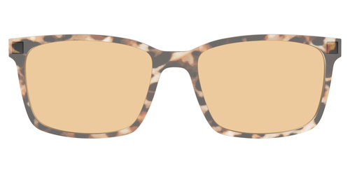 The Neutral Tort Crystal With Umber Brown Lens - Kirby Top - Pair Eyewear