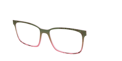 The Olive to Rose Trellis with Champagne Foil - Angle Top Thumbnail - Pair Eyewear