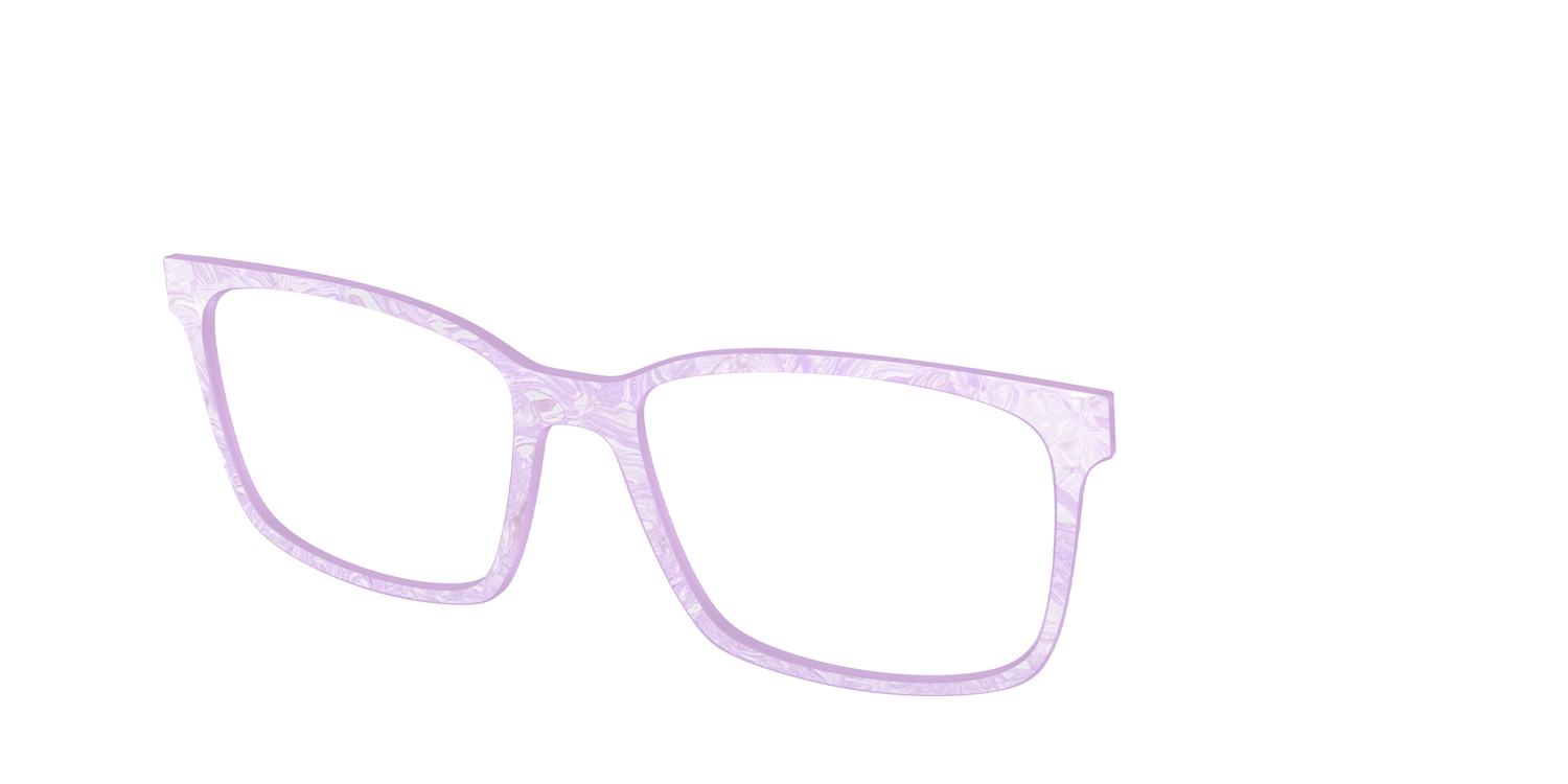 The Pale Iris Pearl Marble - Angle Top Image - Pair Eyewear
