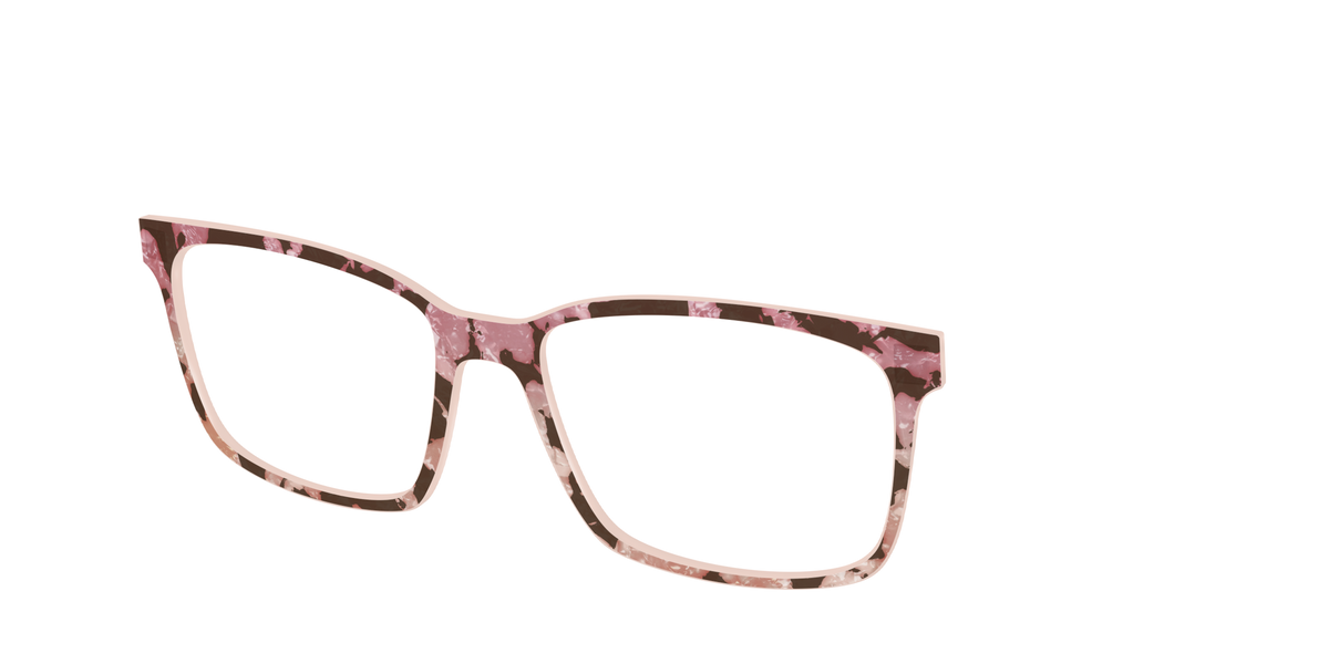 The Pale Peach Pearl Tortoise - Angle Top Image - Pair Eyewear