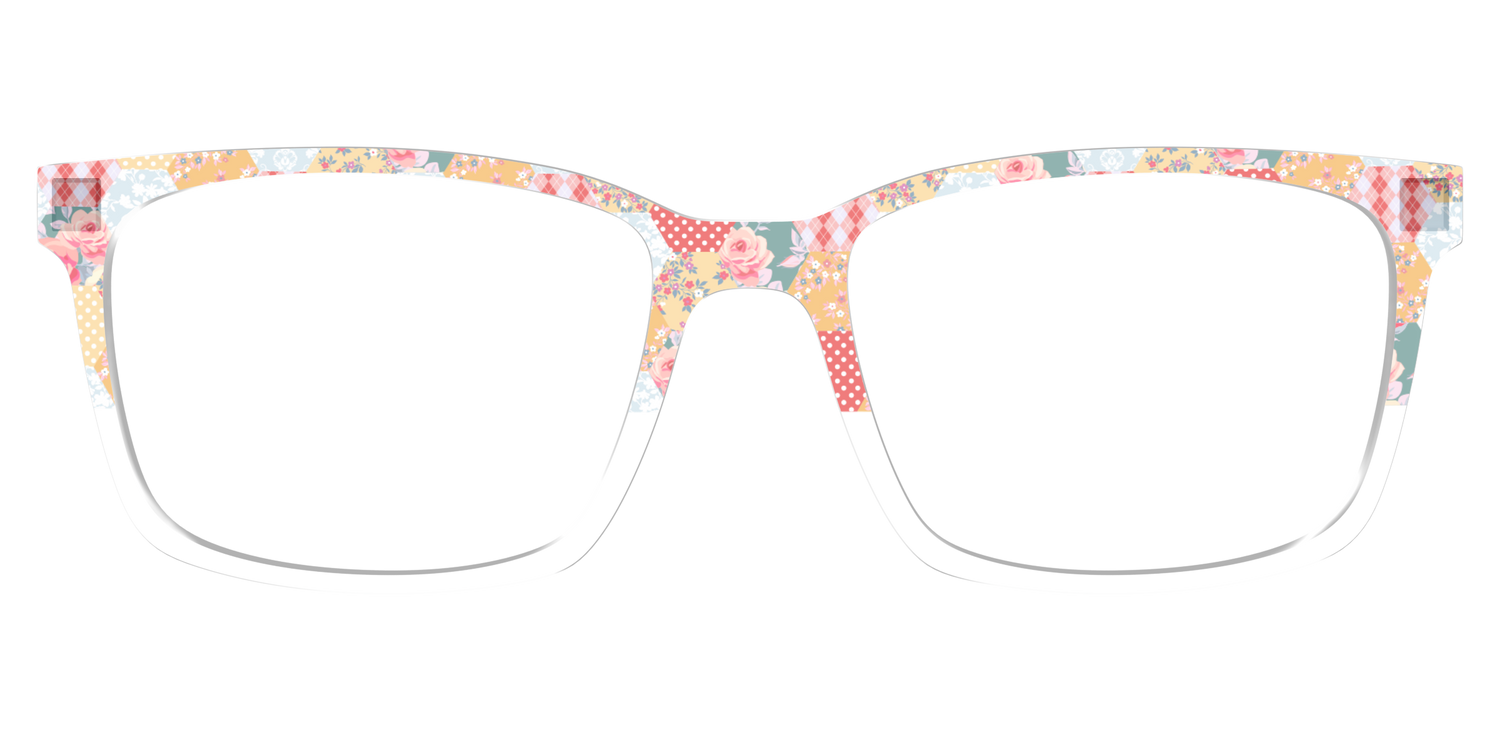 The Patchwork Hexagon Crystal Split - Lifestyle Kirby Top Image - Pair Eyewear