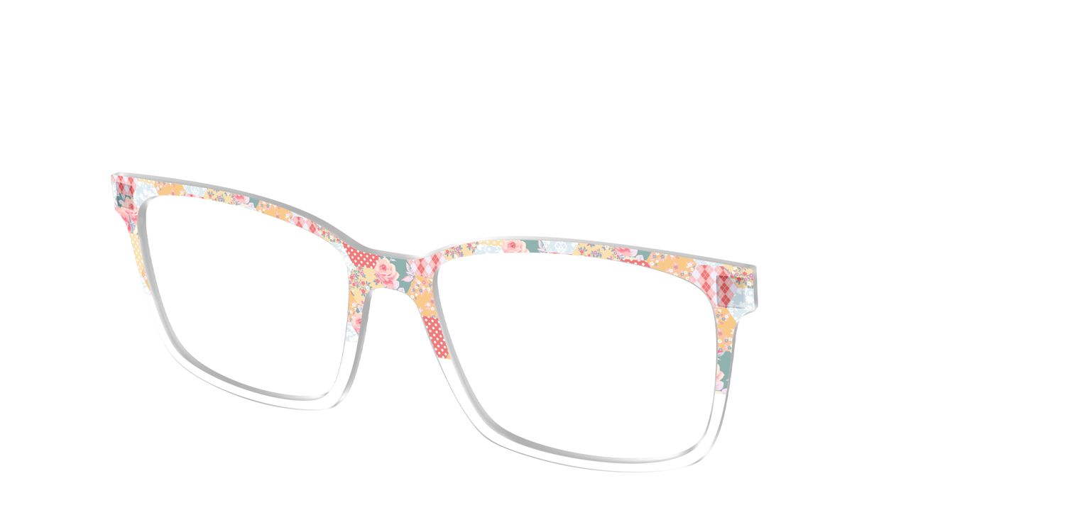The Patchwork Hexagon Crystal Split - Angle Top Image - Pair Eyewear