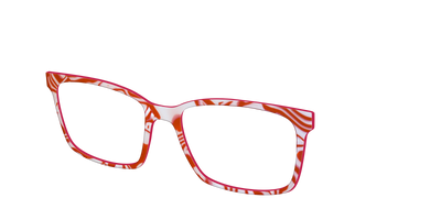 The Peppermint Swirl - Angle Top Thumbnail - Pair Eyewear