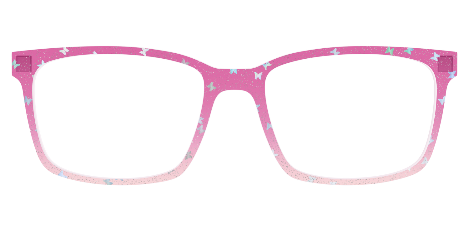 The Pink Butterfly Sparkle Crystal - Lifestyle Kirby Top Image - Pair Eyewear