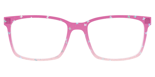 The Pink Butterfly Sparkle Crystal - Kirby Top - Pair Eyewear