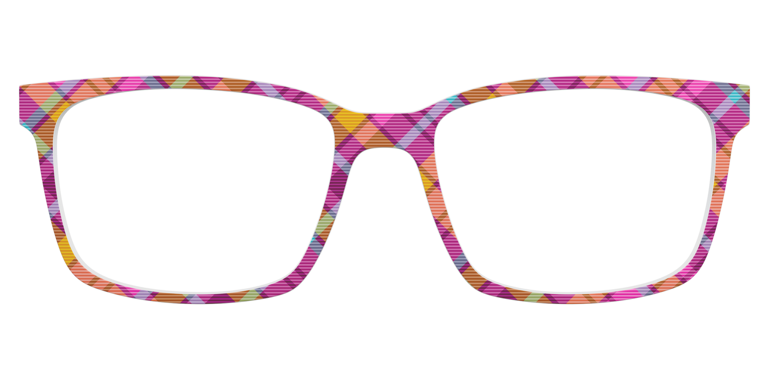 The Playful in Pink Plaid - Lifestyle Kirby Top Image - Pair Eyewear