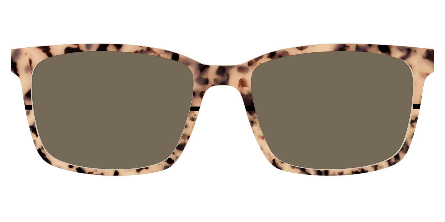 The Polarized Bisque Tortoise Split Sun Top - Lifestyle Kirby Top Image - Pair Eyewear