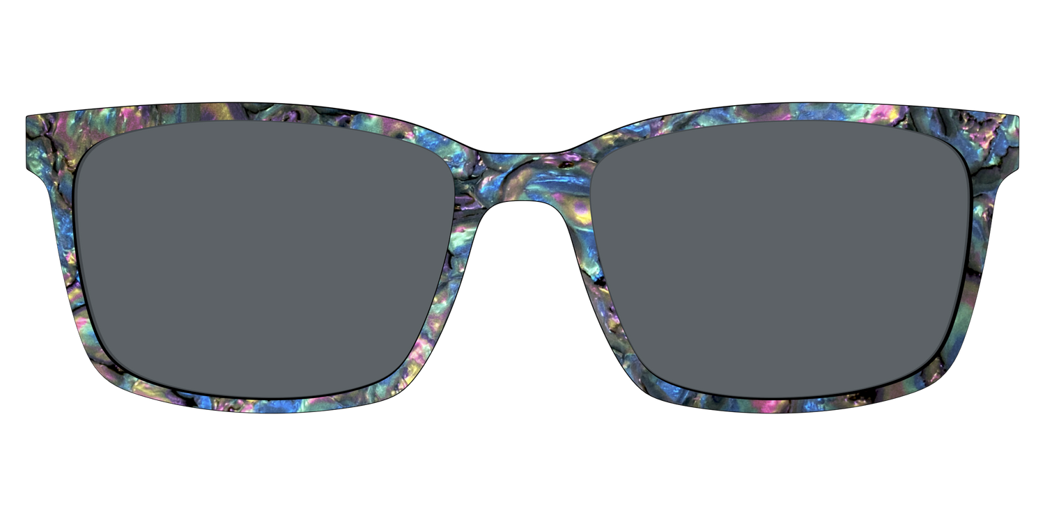 The Polarized Midnight Abalone Sun Top - Lifestyle Kirby Top Image - Pair Eyewear
