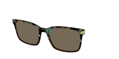 The Polarized Mirage Split with Gold Foil Sun Top - Angle Top Thumbnail - Pair Eyewear