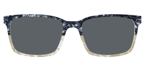 The Polarized Navy to Taupe Pearl Split Sun Top - Kirby Top - Pair Eyewear