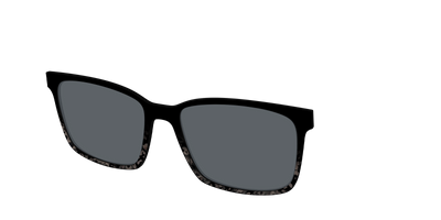 The Polarized Shaded Tortoise Sun Top - Angle Top Thumbnail - Pair Eyewear