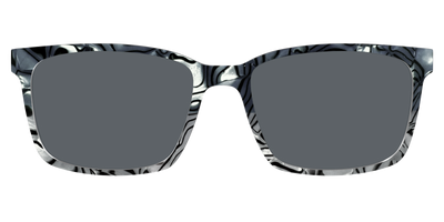 The Polarized Zebra Pearl Split Sun Top - Front Top Thumbnail - Pair Eyewear