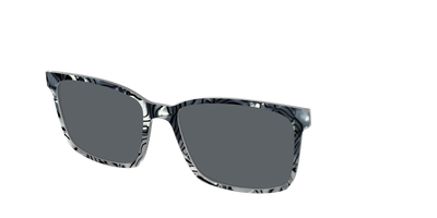 The Polarized Zebra Pearl Split Sun Top - Angle Top Thumbnail - Pair Eyewear